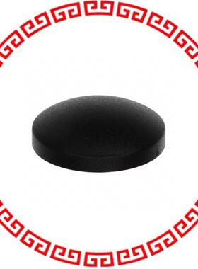 1ZC09 CAP TACTILE ROUND BLACK