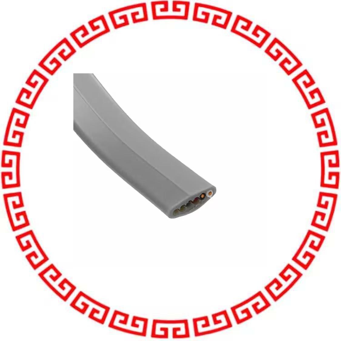 65-TF266M CABLE MOD FLAT 6COND SLVR 1000