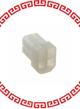 626056 CONN RCPT HSG 0.11 4POS NATURAL
