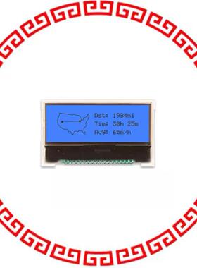 NHD-C12832A1Z-FSB-FBW-3V3 LCD COG GRAPH 128X32 BLUE BKLT