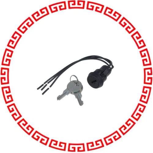 P101132CMWCG2 SWITCH KEYLOCK 2POS SPDT 4A 125V