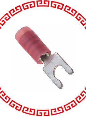 191150009 CONN SPADE TERM 18-22AWG #6 RED