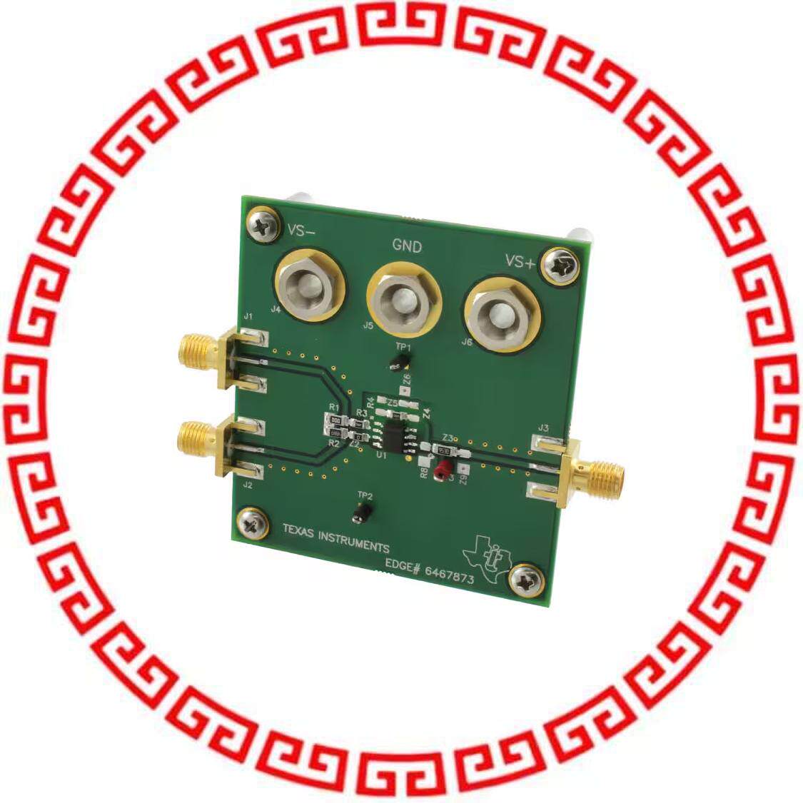 THS4631DDAEVM EVALUATION MODULE FOR THS4631DDA - 实物图