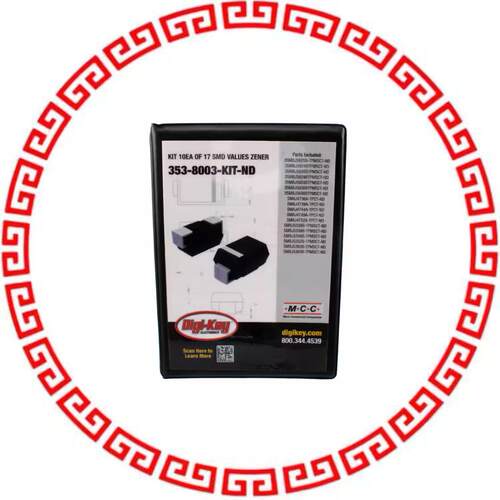 353-8003-KIT KIT 10EA OF 17 SMD VALUES ZENER
