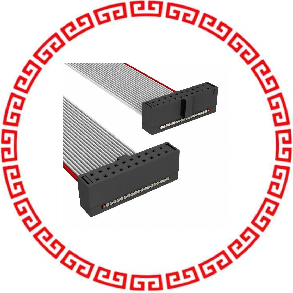 TCSD-10-D-12.00-01-N CABLE ASSEM 2MM 20POS F-F 1