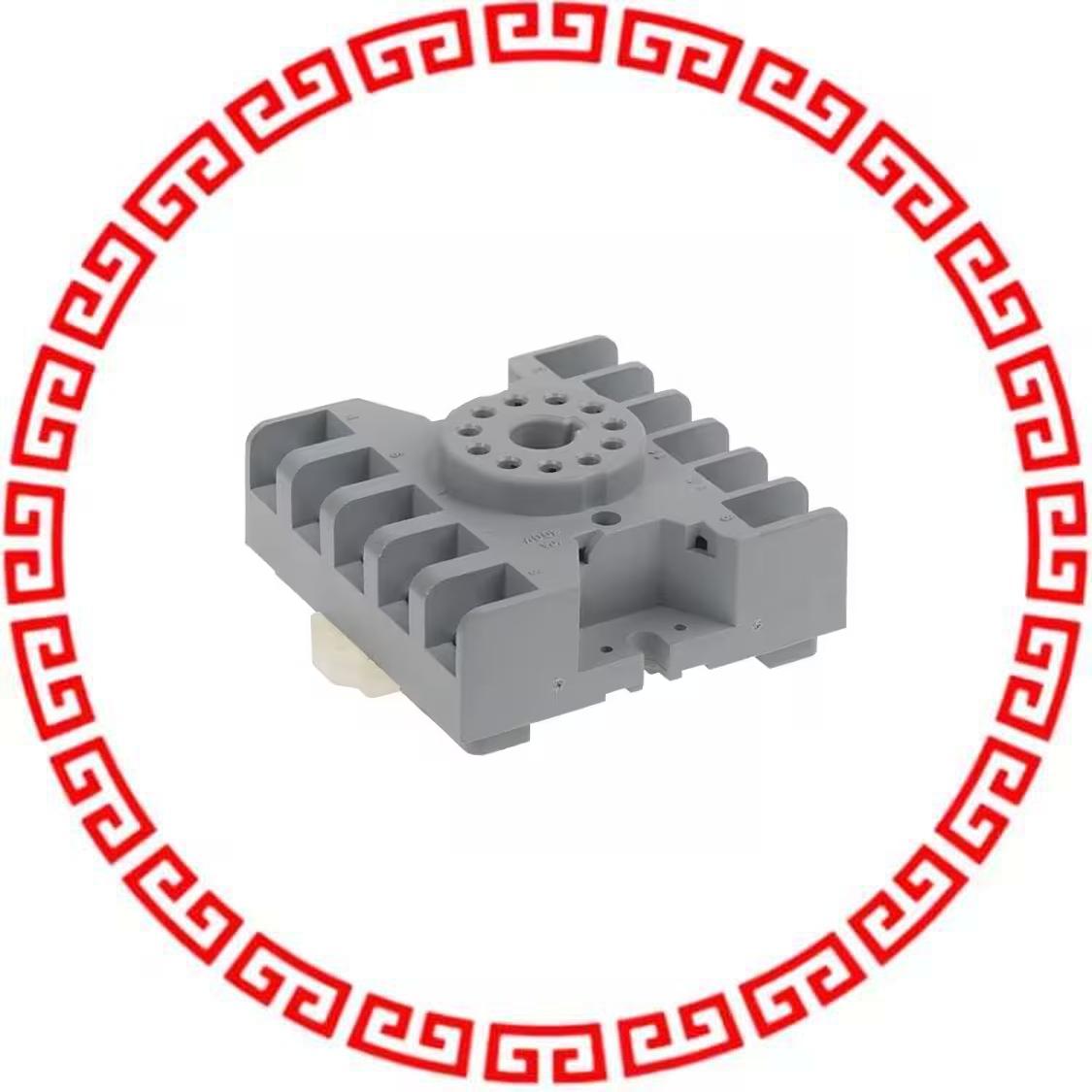 27E892 RELAY SOCKET 11 POS DIN RAIL