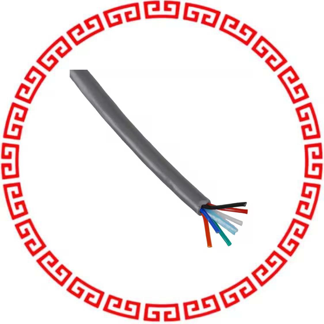 1176C SL005 CABLE 6COND 22AWG SLATE 100'