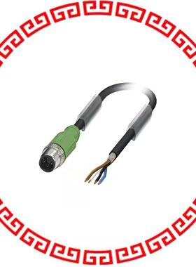 1682715 CBL MALE TO WIRE LEAD 4POS 4.92'