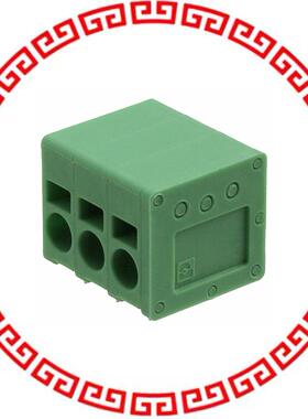 1990986 PC TERM BLOCK 5MM 3POS GREEN