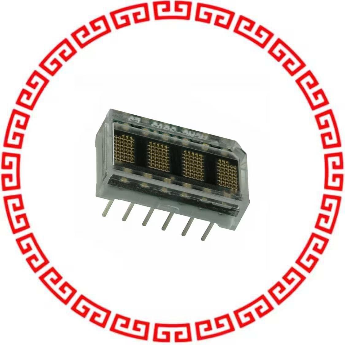 HCMS-2903 LED DISPLAY 5X7 4CHAR 3.8MM GRN