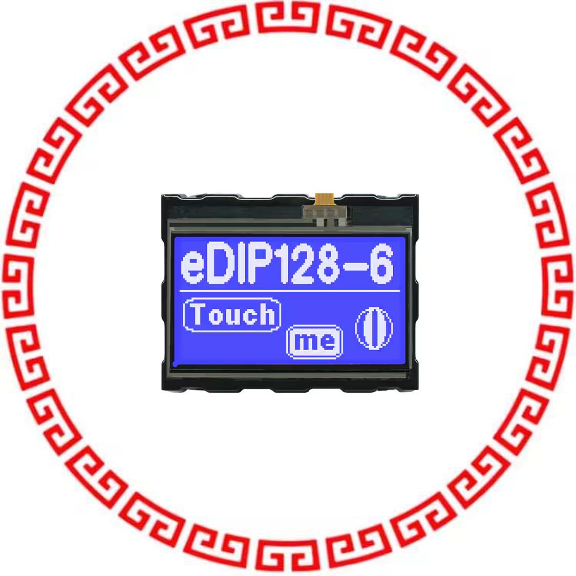 EA EDIP128B-6LWTP LCD MOD GRAPH 128X64 BLUE