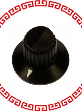 11K5015-KMNB KNOB PLASTIC 1/4 DIA BLACK