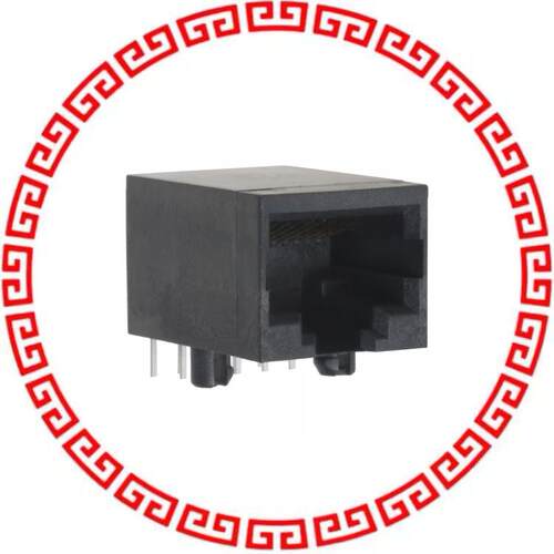 SS-641010-NF CONN MOD JACK 10P10C R/A UNSHLD