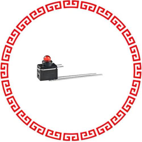 G01VC INDICATOR SW RED LED VERT PC