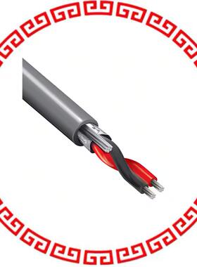 9501 060100 CABLE 2COND 24AWG CHROME 100'