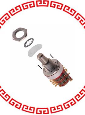 71BD36-02-2-AJN SWITCH ROTARY 2-5POS 250MA 115V