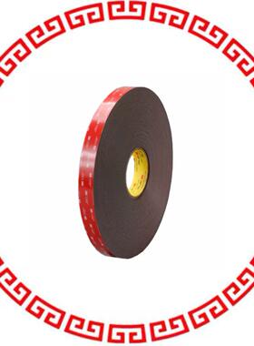 4979F-1/2X36YD TAPE DBL COATED BLK 1/2X 36YDS