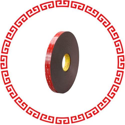 4979F-1/2X36YD TAPE DBL COATED BLK 1/2X 36YDS