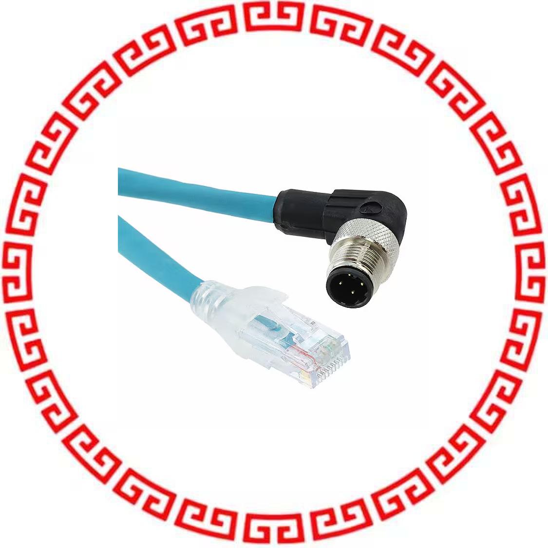 DW04QR117 TL355 M12M 90DEG/RJ45M 04 POLE