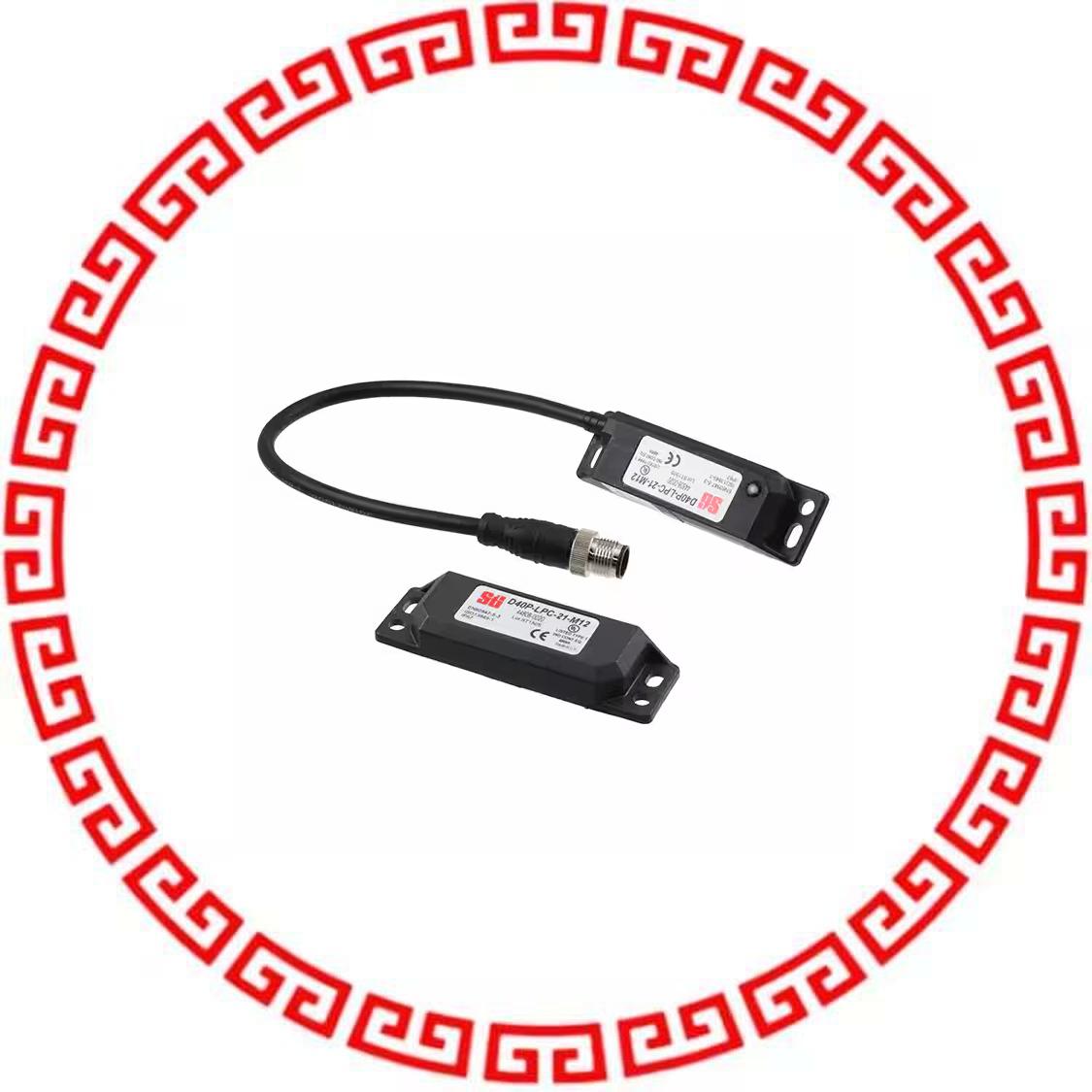 D40P-LPC-21-M12 SWITCH SAFETY ELONG M12 CBL