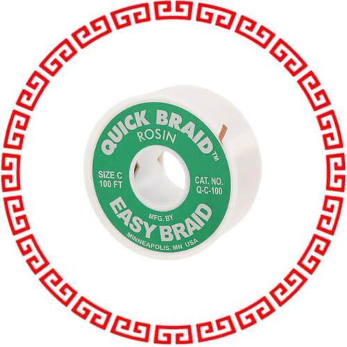 Q-C-100 DESOLDER BRAID ROSIN 0.075 100