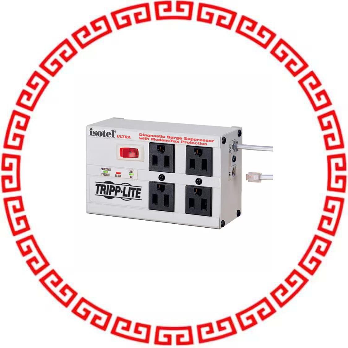 ISOTEL4 ULTRA SURGE SUPPR 4OUT 6'CORD W/RJ11