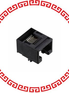 955012881 CONN MOD JACK 8P8C R/A UNSHLD