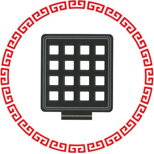 88-001 CLEAR OVERLAY FOR 16 KEY KEYPAD