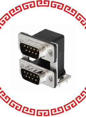 ASUB-277-09TP23 CONN D-SUB PLUG 9POS R/A SLDR