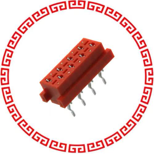 690367000000 CONN 2.54MM FEMALE STR RED 8POS