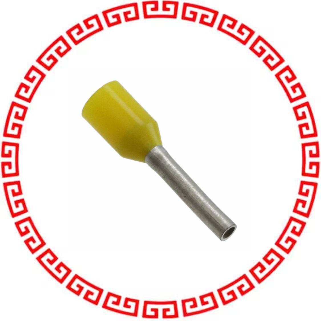 3203024 FERRULES WITH PLASTIC SLEEVE YEL