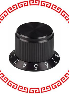 SC-75-4-7 KNOB KNURLED W/SKRT 0.236 METAL