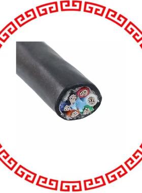 45056 BK005 CABLE 6 COND 20AWG BLACK 100'