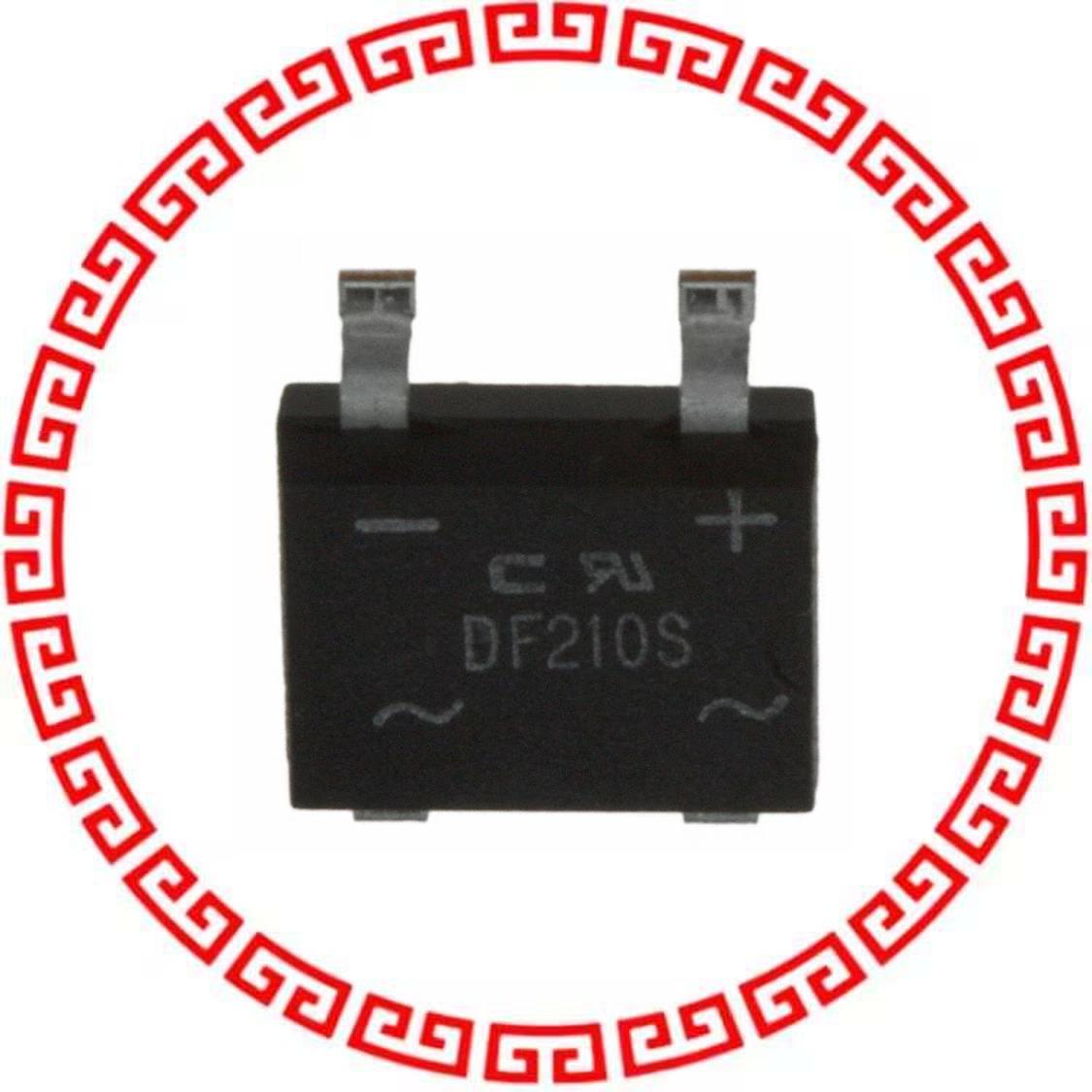 DF210S-G RECT BRIDGE GPP 1000V 2A DFS
