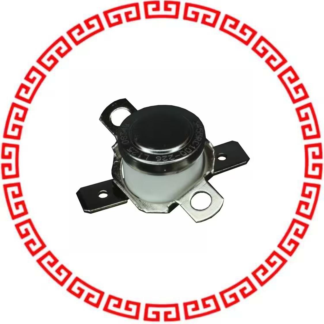 3455RC 01000239 THERMOSTAT CERAMIC 123.9DEG C NC - 实物图