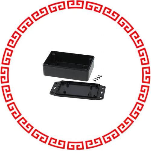 1591XXMSFLBK BOX PLASTIC BLACK 3.4