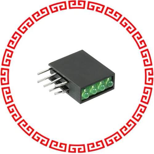 H485CGDL LED QUAD GREEN 565NM RA PC MOUNT