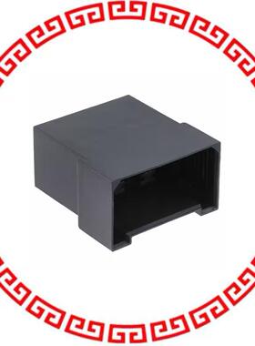 180906-5 CONN MALE TAB HSG 0.25 6POS BLK