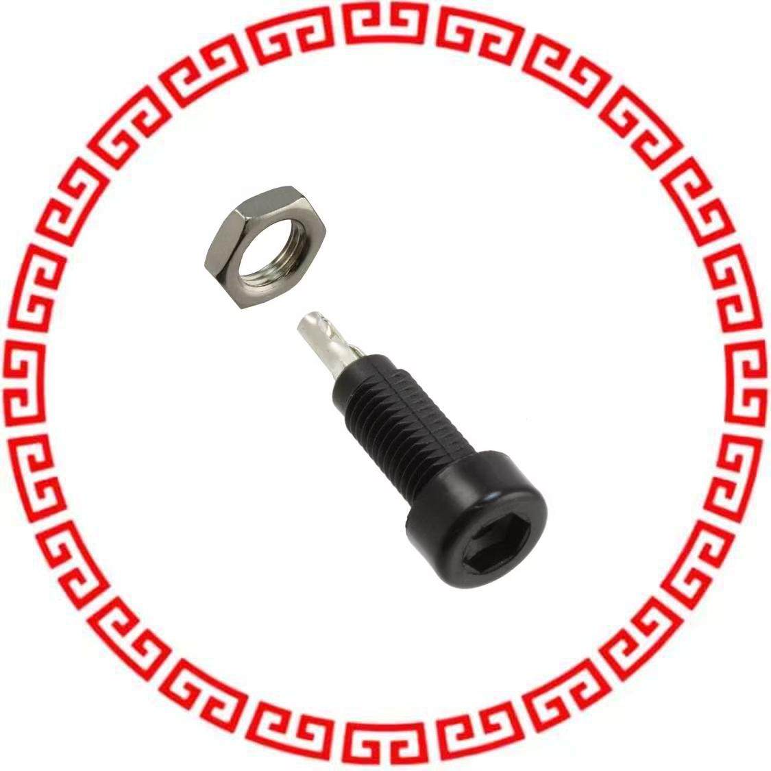 105-0803-001 CONN JACK STANDARD INSULATED BLA