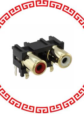 PJRAN2X1U01AUX CONN RCA JACK MONO 3.2MM R/A