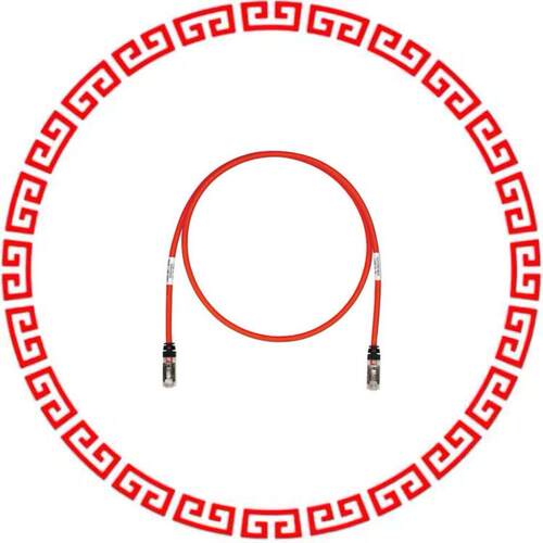 STP6X3RD COPPER PATCH CORD, CAT 6A, RED S