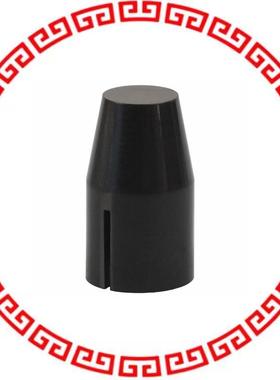 F0101 CAP PUSHBUTTON BULLET BLACK