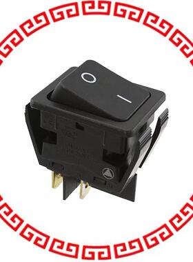 C6050ALBB-1197W-B SWITCH ROCKER DPST 20A 277V