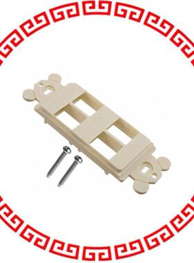 NK4RMFIW MOD FRAME SNGL GANG 4PORT WHITE