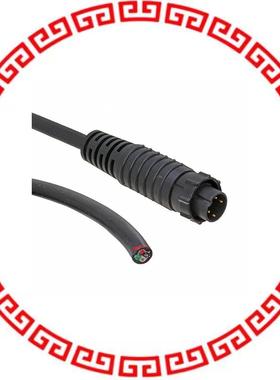 CAEN3C4M07990 CBL MALE TO WIRE LEAD 4POS 6.56'