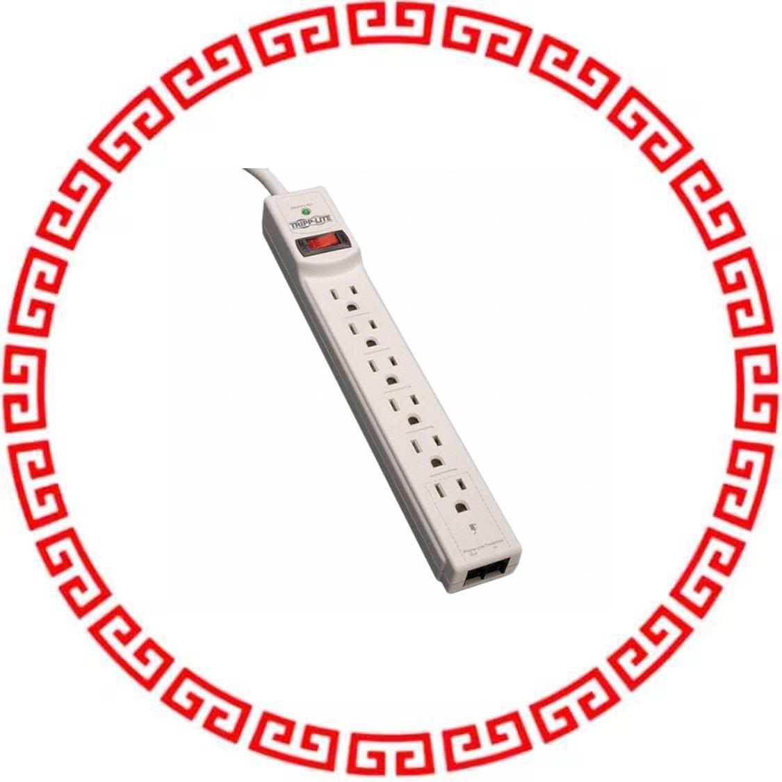 TLP608TEL SURGE PROTECT STRIP 6 OUTLET 8'