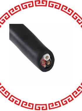 25463 BK005 CABLE 3COND 20AWG BLK SHLD 100'