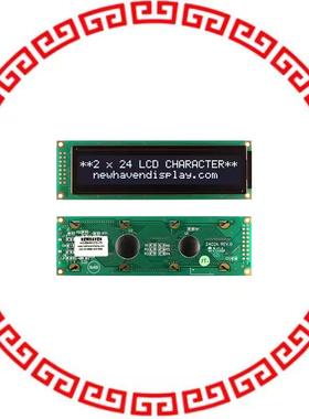 NHD-0224WH-ATDI-JT# LCD MOD CHAR 24X2 TRANSMISSIVE