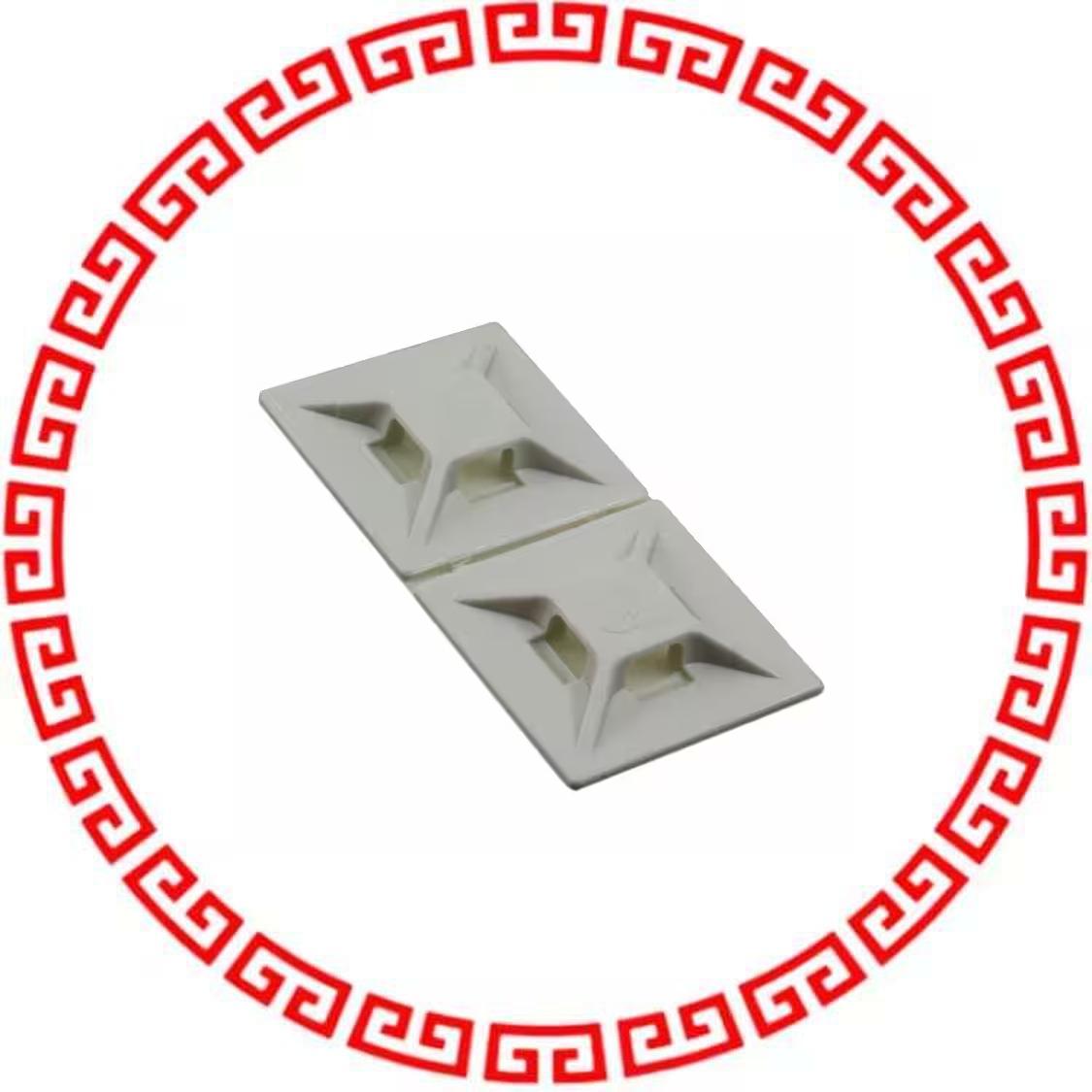 ABMM-AT-D CABLE TIE HLDR ADH 2=2 HOLDERS