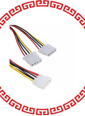 AK319-.2 CABLE ASSY RECT F-M 4 POS 7.87